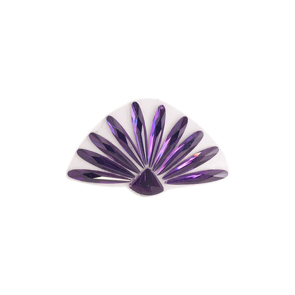 PT1928 - Stone Purple Leaf (Iron on)