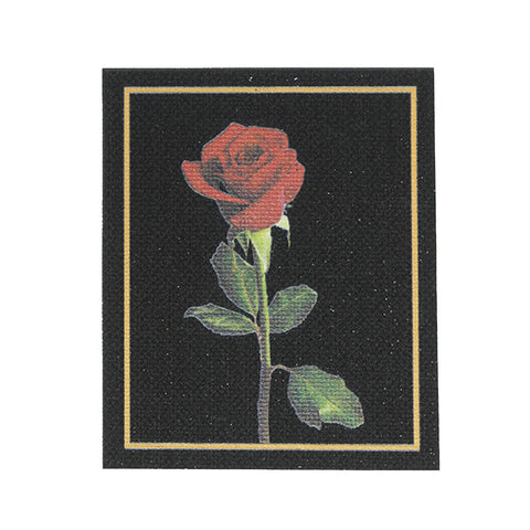PT1355 - Rose Frame (Iron on)