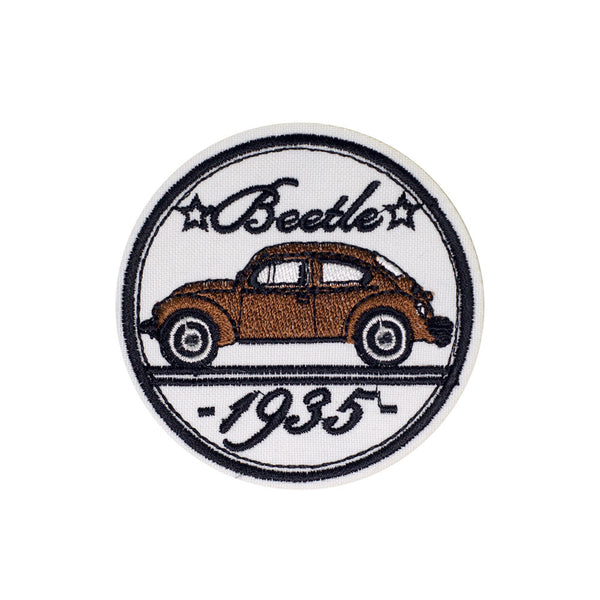 PH936 - Beetle 1935 Brown Car (Iron on)
