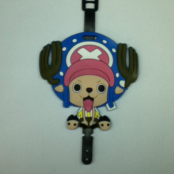 L00395 - X Blue Hat Girl Luggage Tag