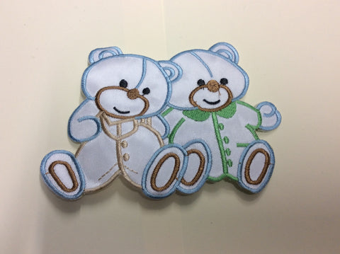 PT415 - White Bear friends (Iron on)