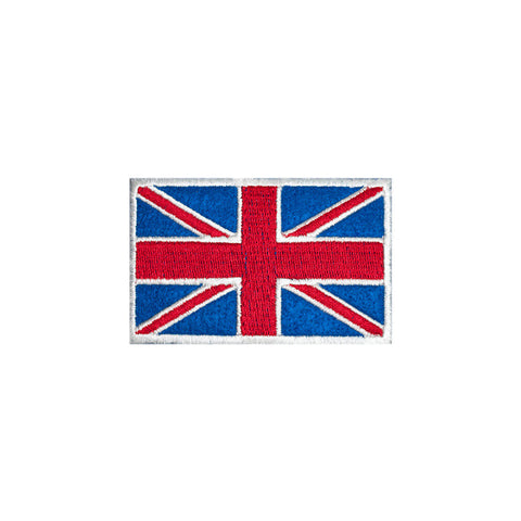 PH154 - Union Jack White (Iron on)