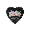 PT1177 - Vintage Card Flower Heart (Iron on)
