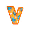 PH1037V - V letter (Iron on)
