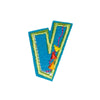 PH1038V - V letter (Iron on)