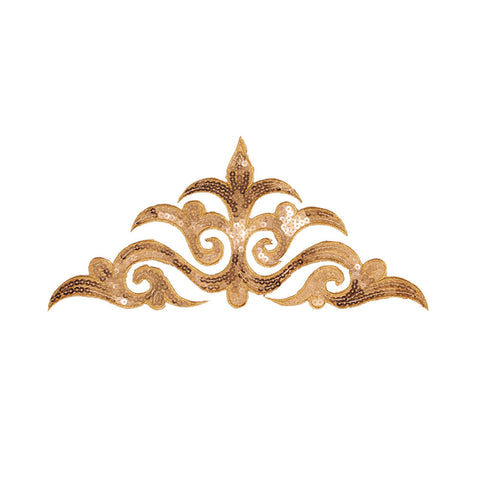 PT1863 - Sequin Gold Decoration XL (Iron on)