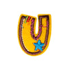 PH1038U - U letter (Iron on)