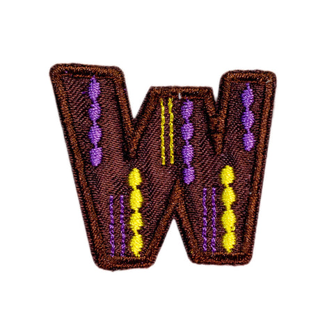 PH1037W - W letter (Iron on)