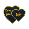 PT313 - Double Heart Love You (Iron on)