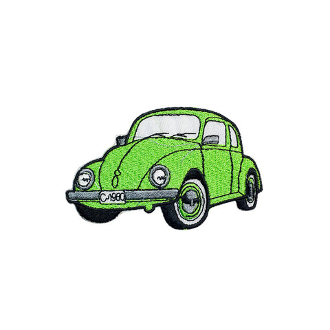 PH737 - Green Beetle Car (Iron on)
