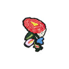 PT1817 - Red Flower Blue Leaf (Iron on)