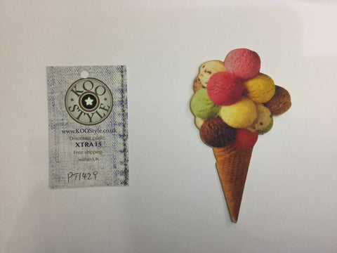 PT1429 - Ice Cream Velvet (Iron on)