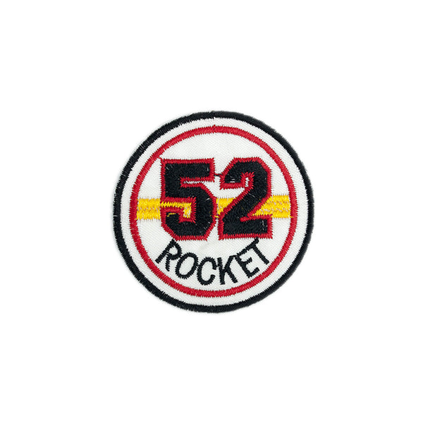 PT1107 52 Rocket badge (Iron on)