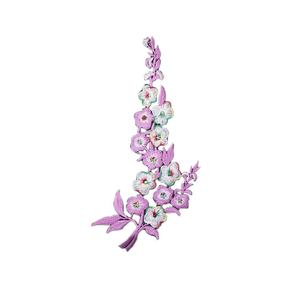 PT1433 - Pink Long Flower XL (Iron on)