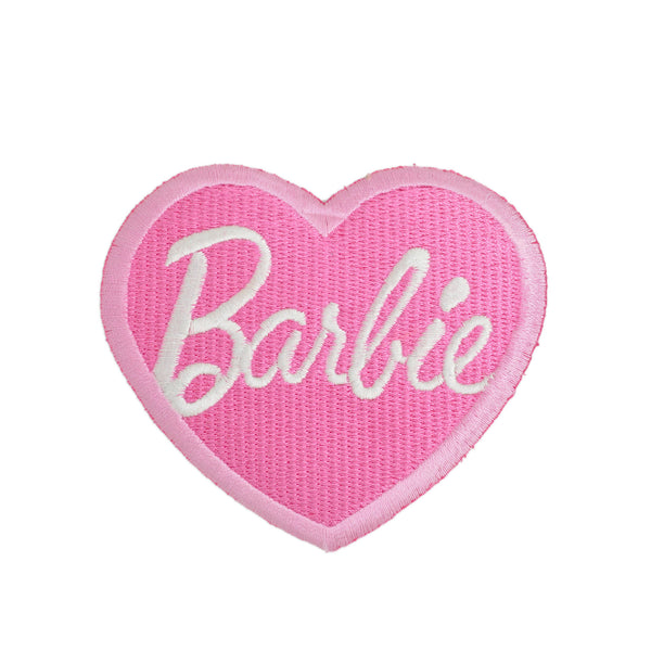 PS1581 - Barbie Heart (Iron on) Patches, Koo Style Wholesale