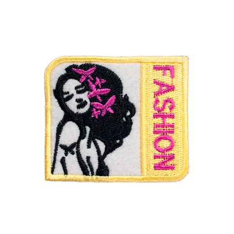 PH730 - Fashion Badge Pink (Iron on)