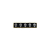 PS1698 - Five Skull strip (Iron on)