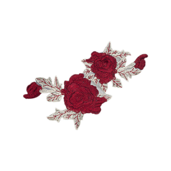 PT1432 - Red Layered Flower XL (Sew on)