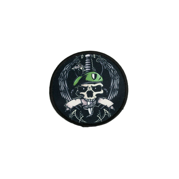 PT1311 - Green Hat Skull (Iron on)