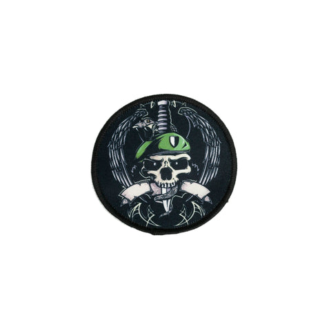 PT1311 - Green Hat Skull (Iron on)