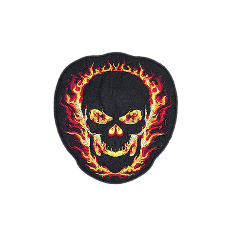 PS1513 - Fire Skull XL (Iron on )