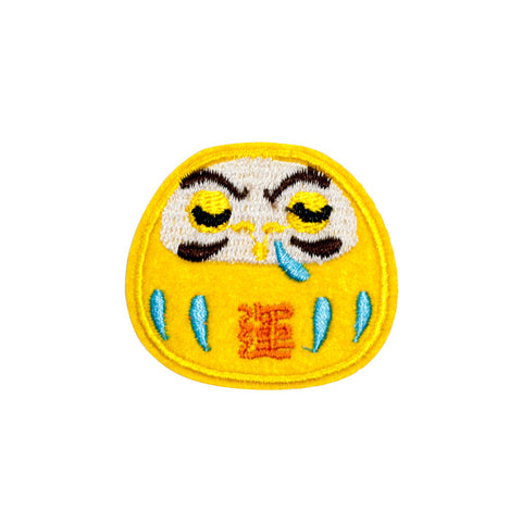 PH741 - Yellow Japanese Lucky Doll (Iron on)