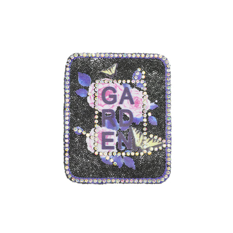 PT1266 - GARDEN Flower badge (Iron on)