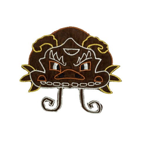 PS1468 - Brown Pig Head (Iron on)
