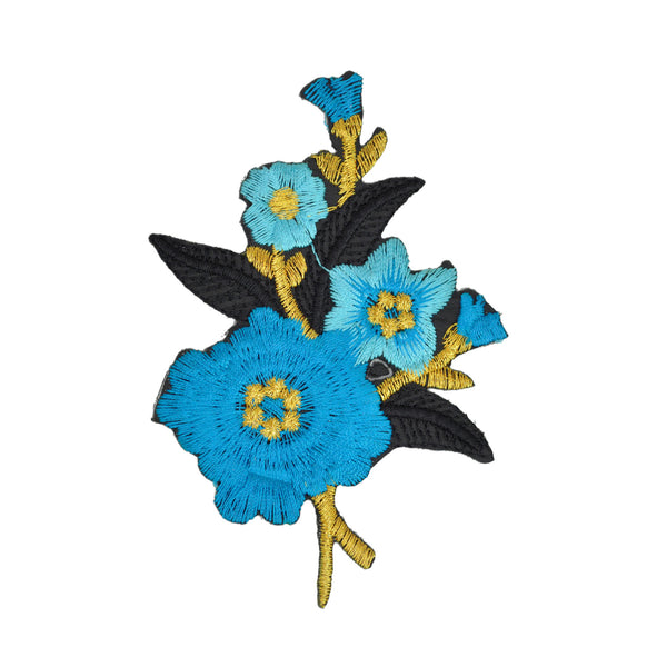 PT1373 - Blue Flower (Iron on)