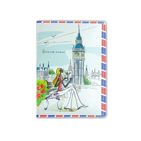 H00030 - British Tower Matte Passport Holder