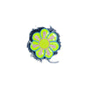 PT1801 - Neon Green Denim Flower (Sew On)