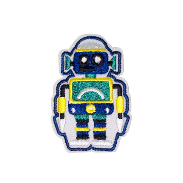 PH1022 - White Robot Cartoon (Iron on)
