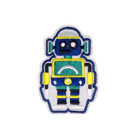 PH1022 - White Robot Cartoon (Iron on)