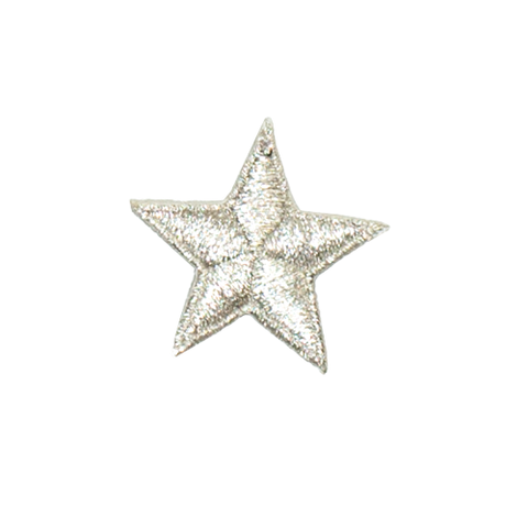 PH152 - Silver Plain Star (Iron on)