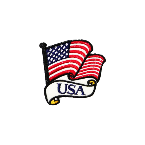PH157 - USA flag (Iron on)