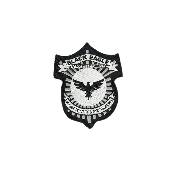 PH1086 - Black Eagle Badge (Iron on)