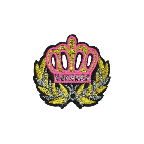 PH748 - Colorful Pink Crown (Iron on)