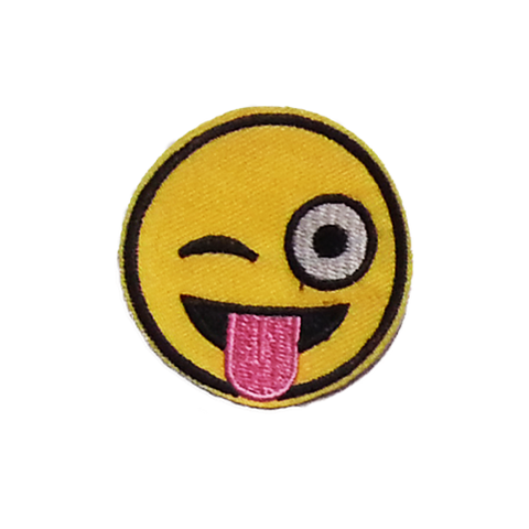 PH201 - Winking eyes w/Tongue out (Iron on)