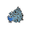 PT1814 - Blue Peacock (Iron on)