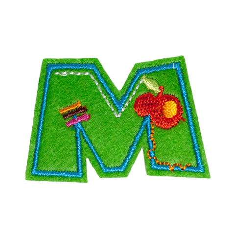 PH1038M - M letter (Iron on)