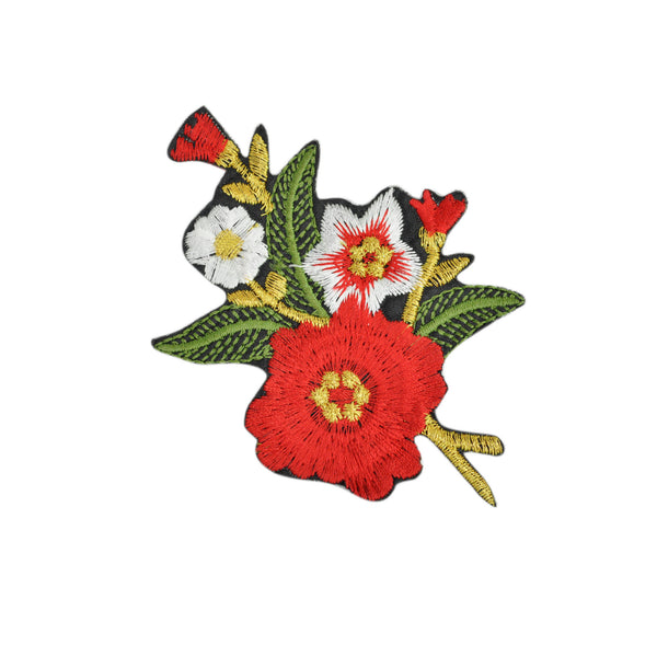 PT1374 - Red Pink Flower (Iron on)