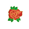 PS1474 - Golden Lines Red Flower (Iron on)