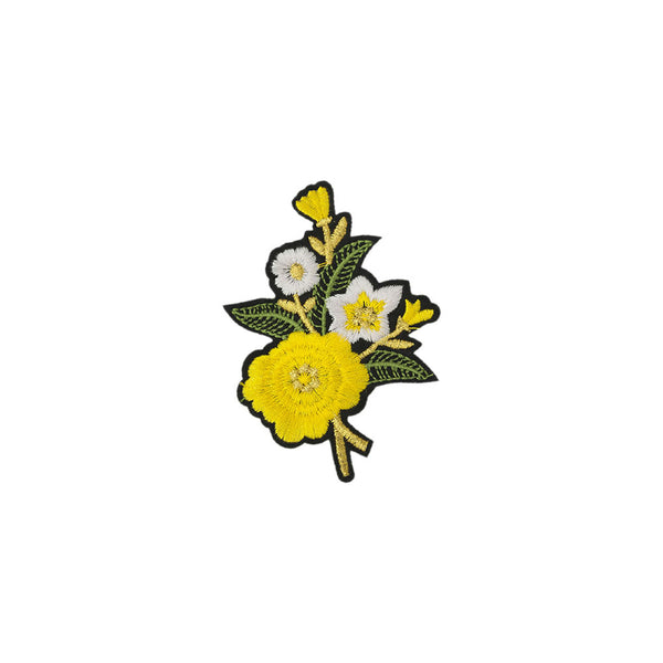 PT1792 - Yellow White Flower (Iron on)