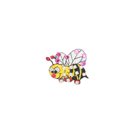 PS1551 - Stone Bee (Iron on/Pin)