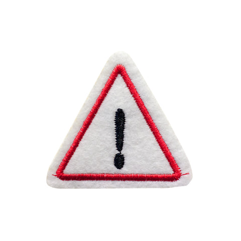 PT385 - Traffic Warning Sign (Iron on)