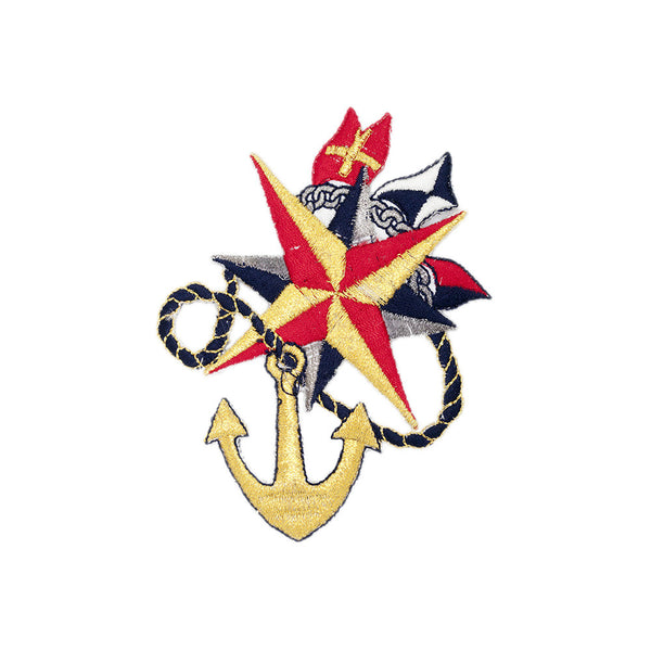 PS1493 - Anchor Compass (Iron on)