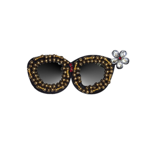 PT1251 - Metal Fancy Glasses (Sew On)