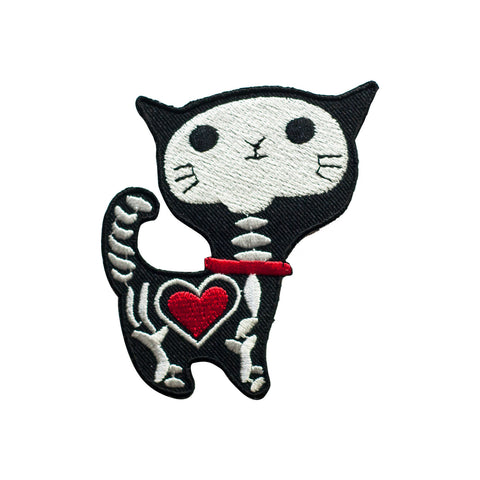 PT308 - Cat Skeleton (Iron on)