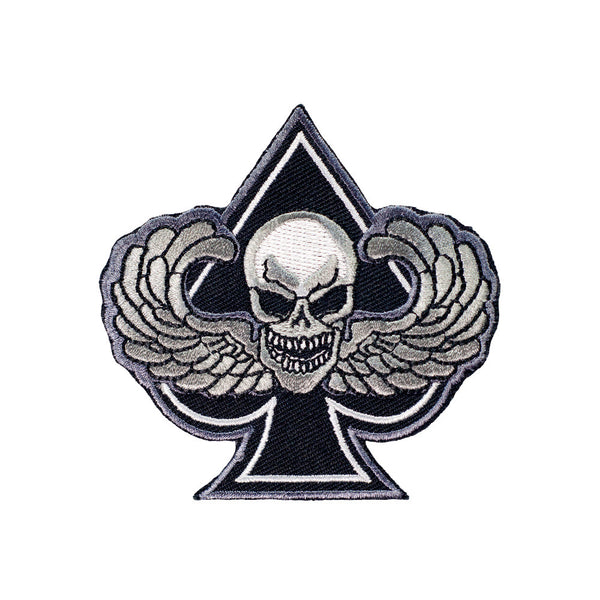 PH961 - Spade Skull (Iron on)