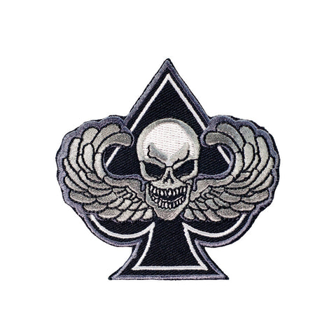 PH961 - Spade Skull (Iron on)
